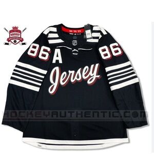 NWT Men’s NHL Adidas (A) NJD Hughes 86 Jersey